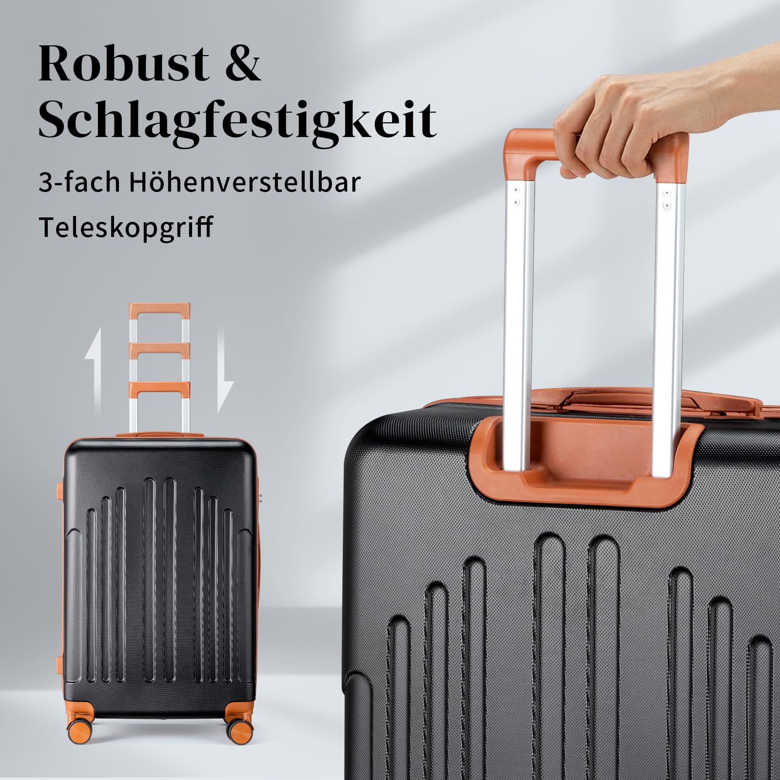 lalaho-kofferset-4teilig-hartschalenkoffer-schwarz-braun-abs image 7