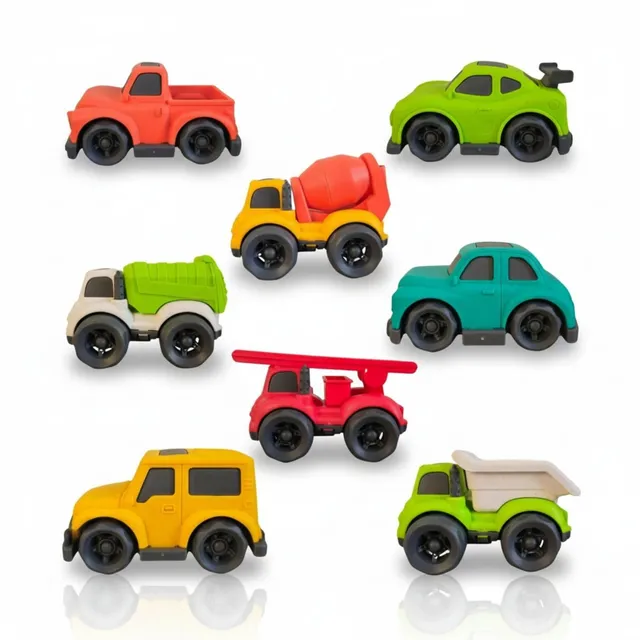 alldoro-lernen-besch-ftigung-mini-spielauto-set-8er-ab-1-jahr image 1