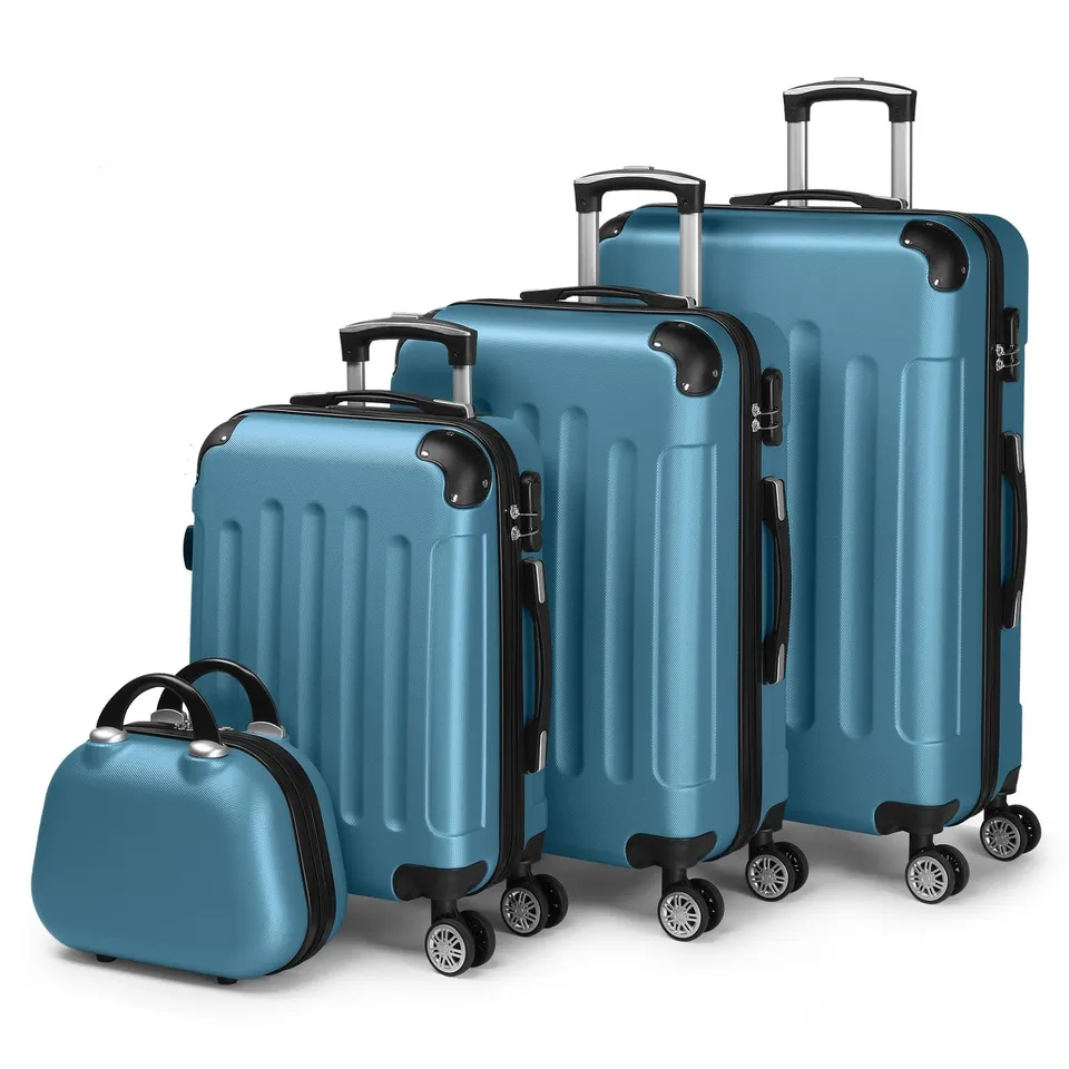 lalaho-kofferset-4-teilig-hartschale-koffer-navyblau-4tlg-mit-rollen image 1
