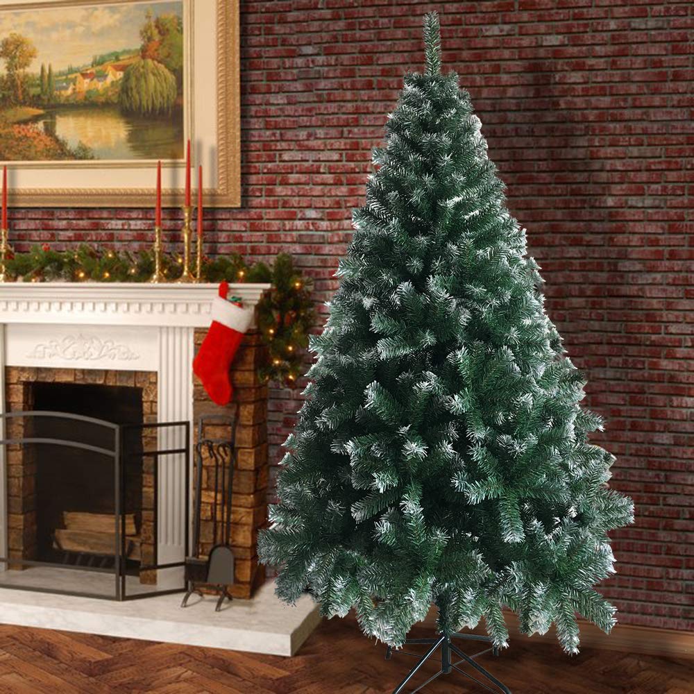 lalaho-weihnachtsbaum-k-nstlich-150-cm-gr-n-wei image 5