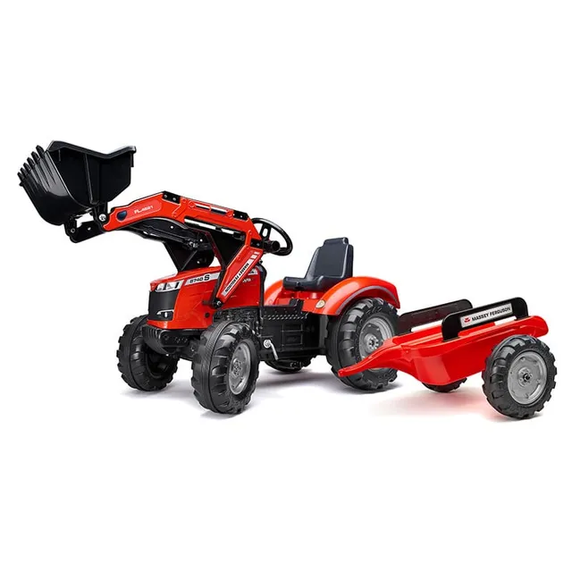 falk-massey-ferguson-s8740-tretbagger-mit-anh-nger image 1