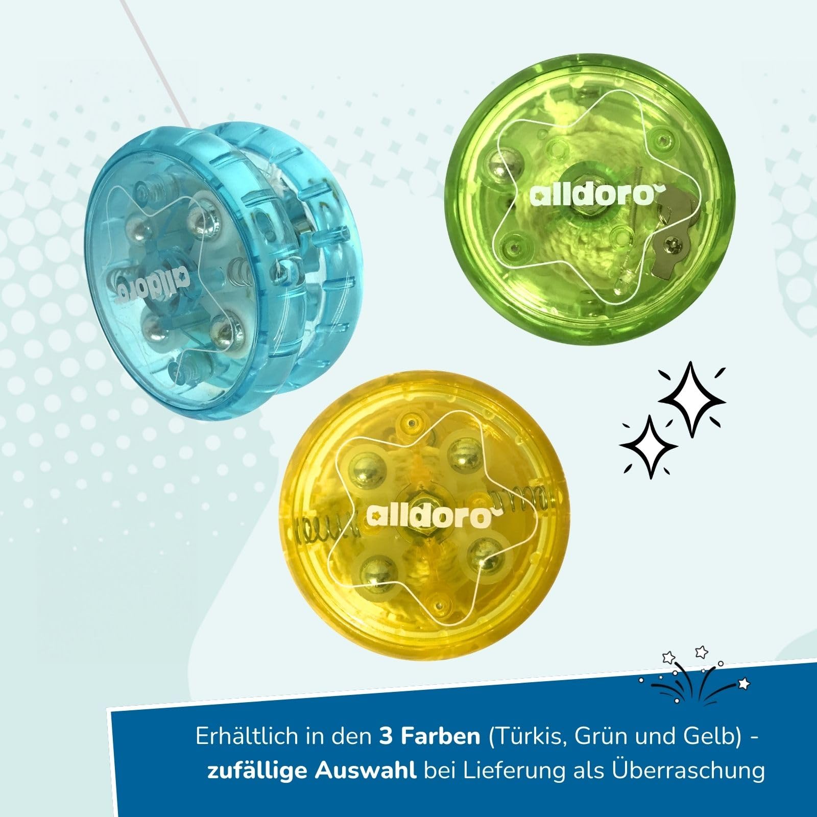 alldoro-led-jojo-yoyo-6-cm-4-farben-mit-licht image 5