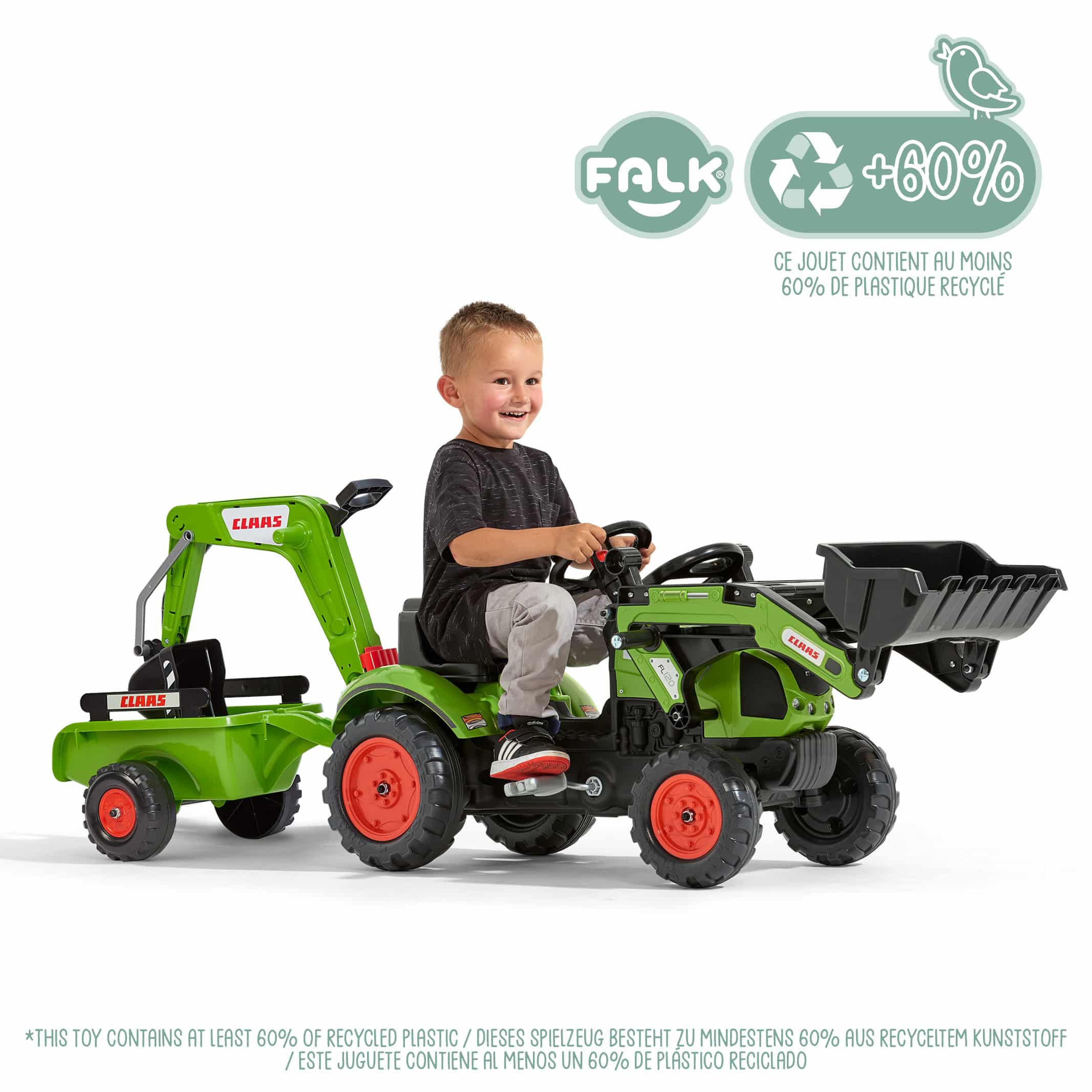falk-claas-arion-410-trettraktor-mit-bagger-2-5-jahre image 2