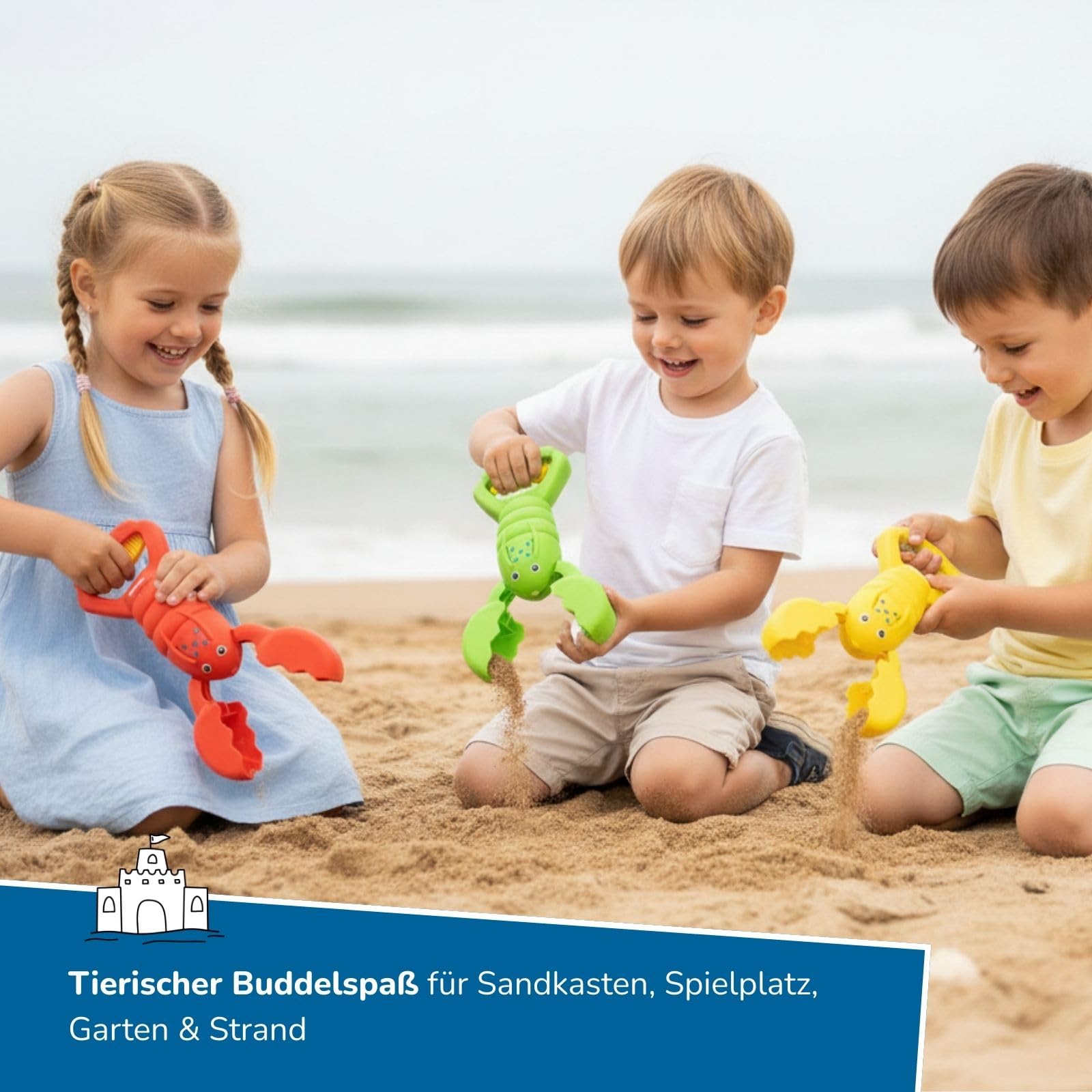 alldoro-outdoor-spielzeug-sandgreifer-hummer-34-cm-gelb image 3