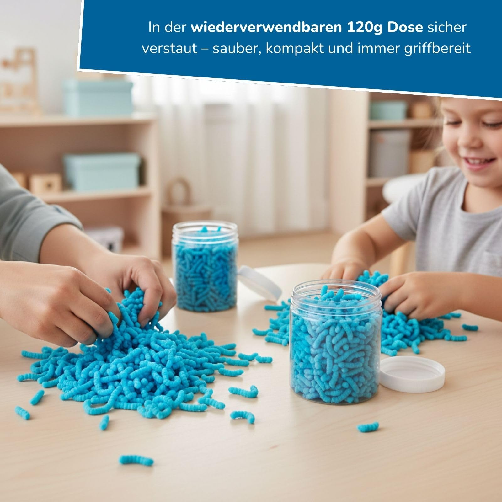 alldoro-squishy-worms-anti-stress-spielzeug-3er-set-blau-120-g image 5