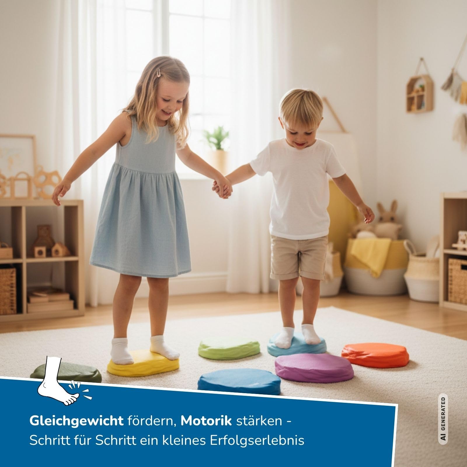 alldoro-2in1-balance-wettlauf-motorikspielzeug-set-8-steine-eierlauf image 3