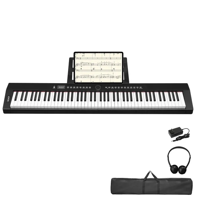 lalaho-e-piano-88-tasten-halbgewichtet-digitalpiano-schwarz-anf-nger image 1