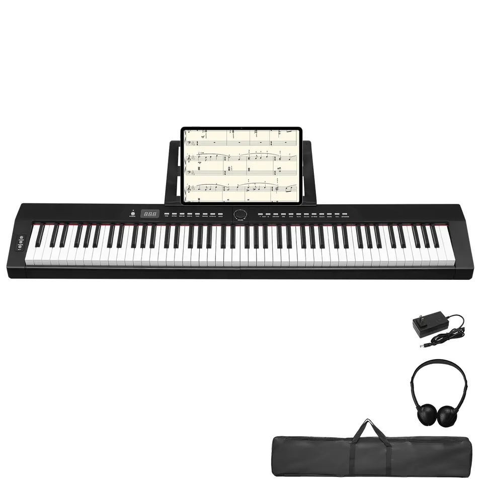 lalaho-e-piano-88-tasten-halbgewichtet-digitalpiano-schwarz-anf-nger image 1