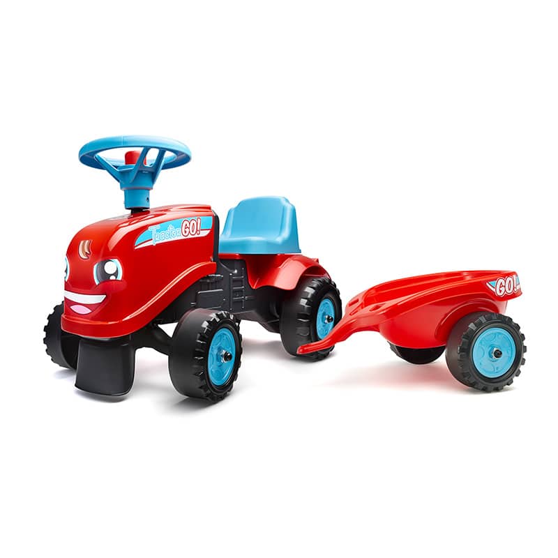 falk-tractor-go-rutscher-mit-anh-nger-ab-12-monaten image 1