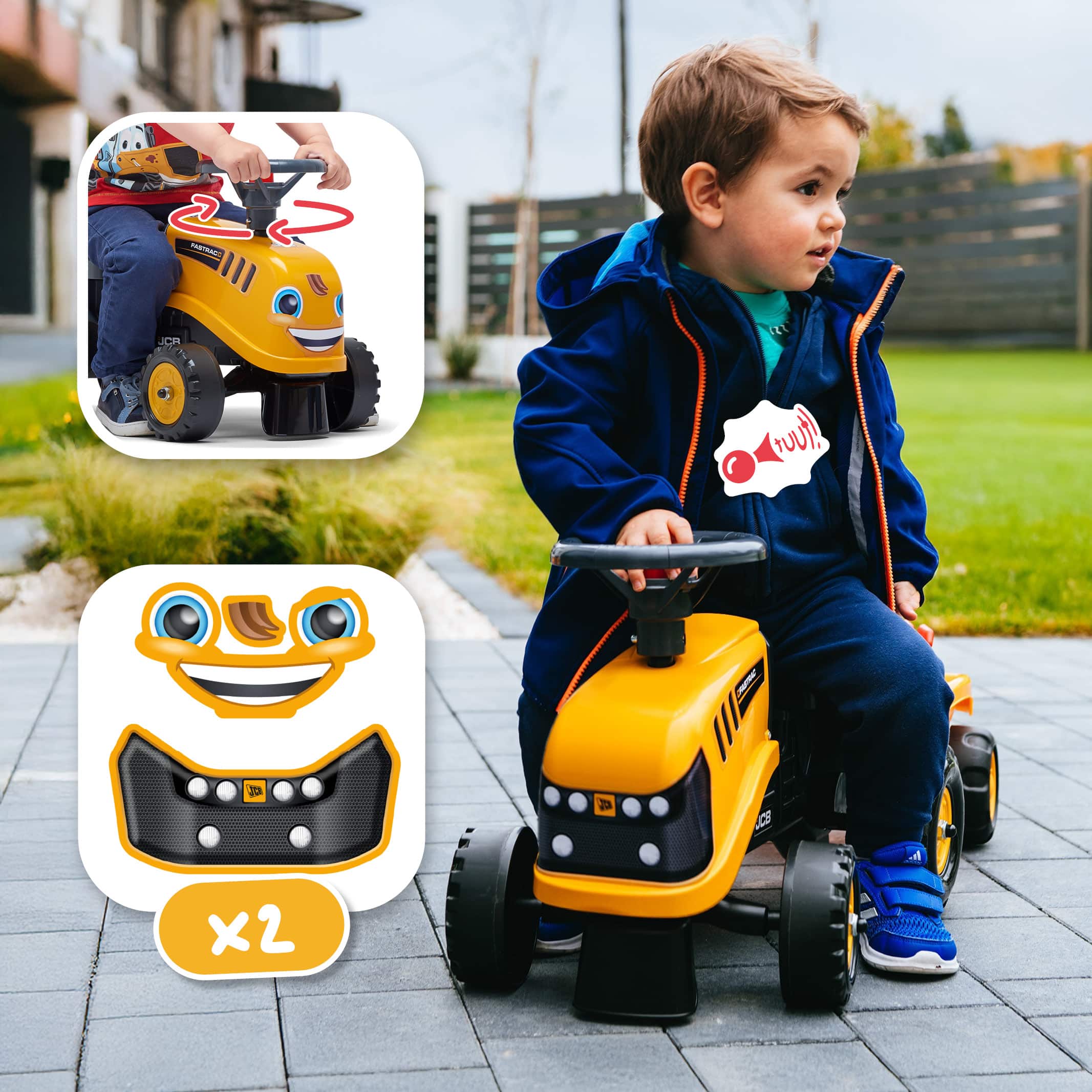 falk-jcb-rutsch-traktor-anh-nger-schaufel-rechen-ab-12-monate image 3