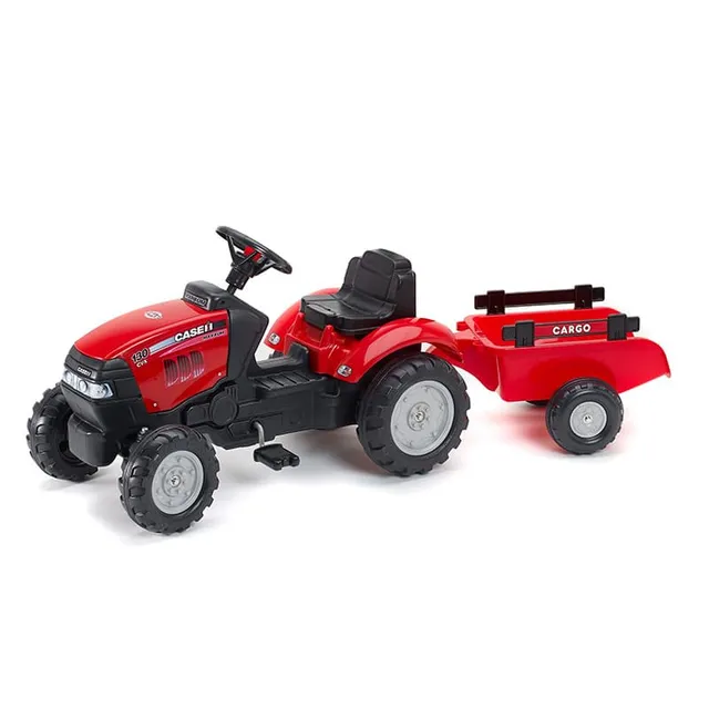 falk-case-ih-trettraktor-mit-anh-nger-maxxum-130-cvx-2-5-jahre image 1