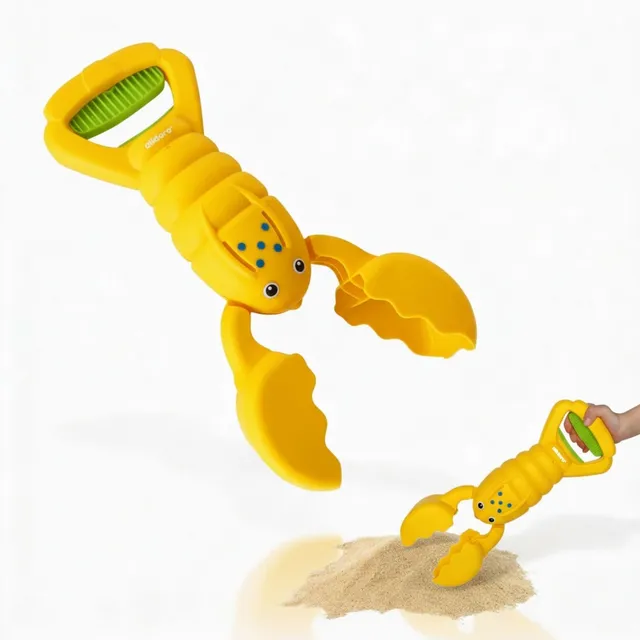 alldoro-outdoor-spielzeug-sandgreifer-hummer-34-cm-gelb image 1