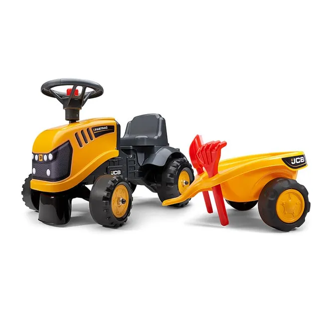 falk-jcb-rutsch-traktor-anh-nger-schaufel-rechen-ab-12-monate image 1