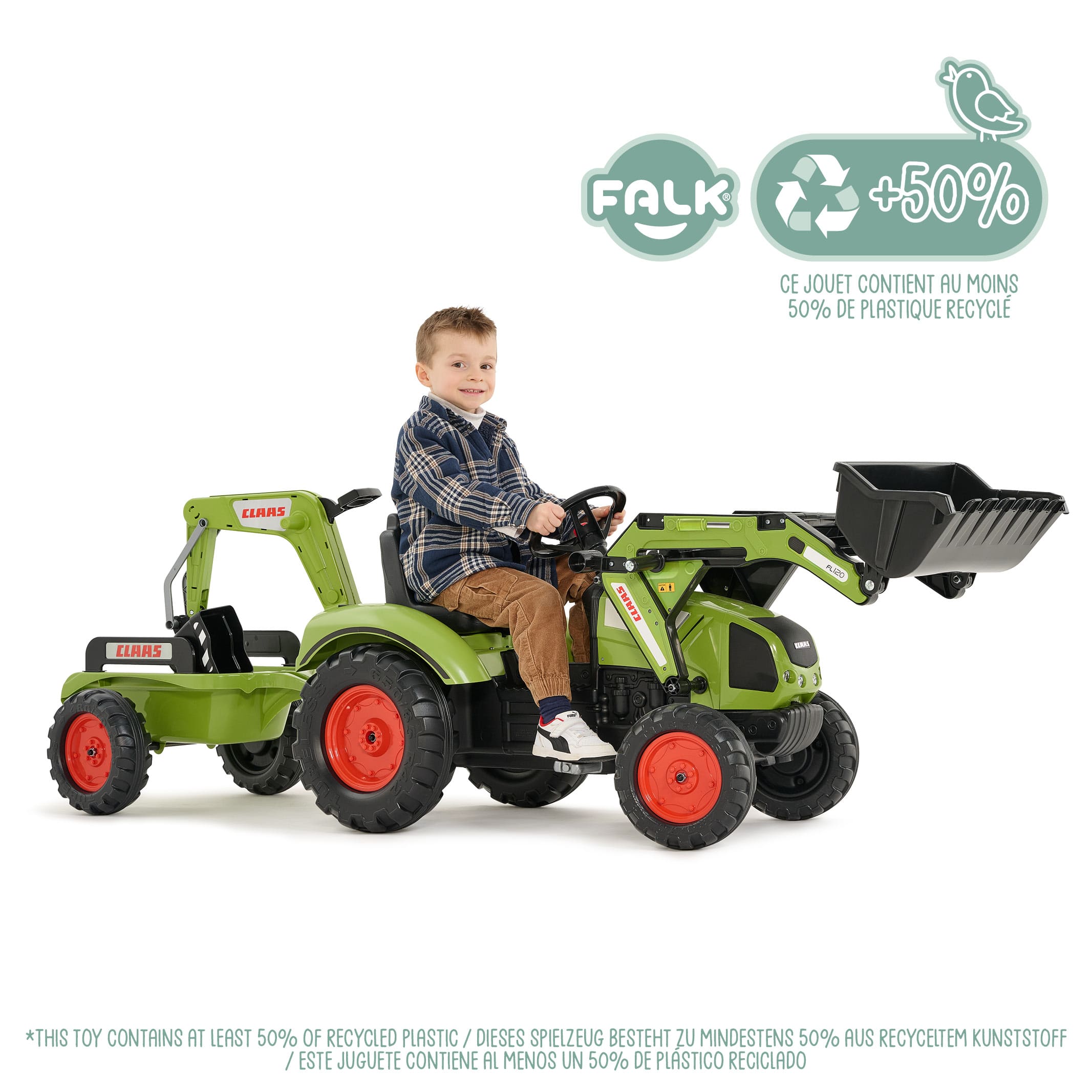 falk-claas-arion-430-tretbagger-mit-anh-nger-ab-3-jahren image 2