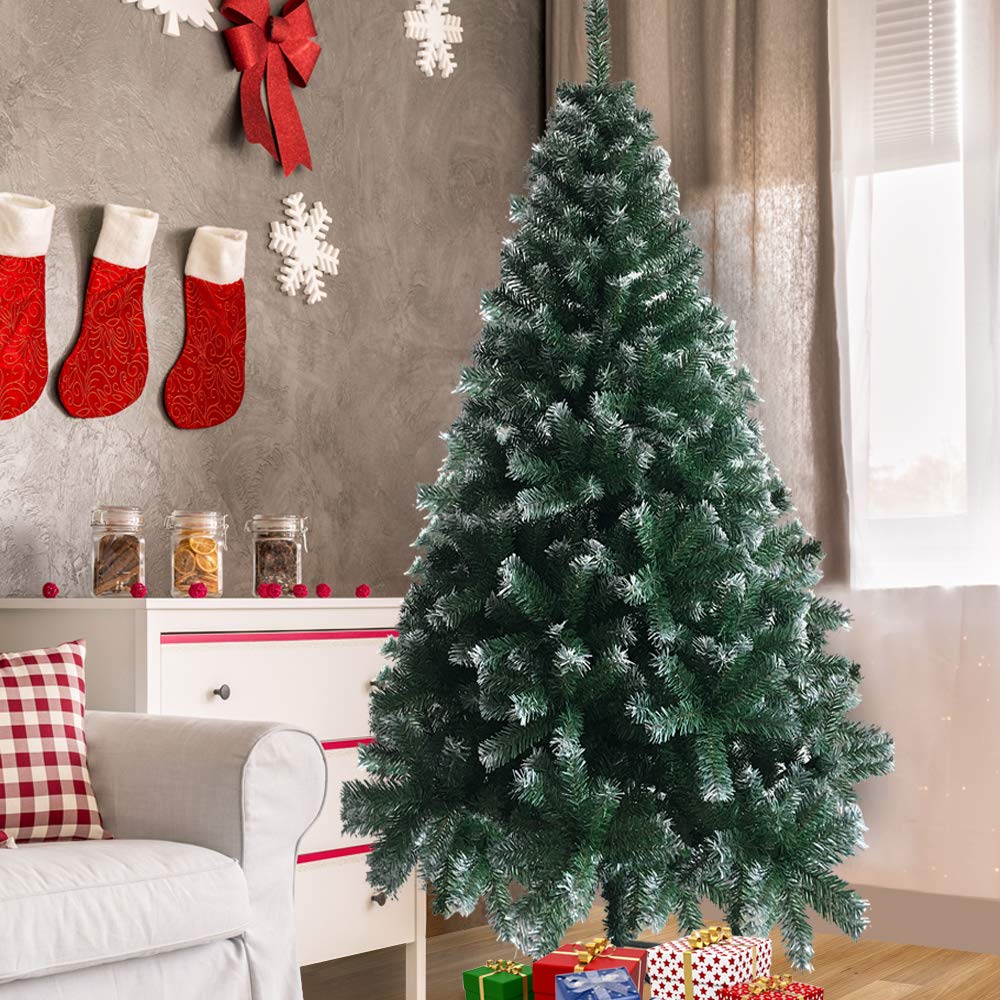 lalaho-weihnachtsbaum-k-nstlich-150-cm-gr-n-wei image 6