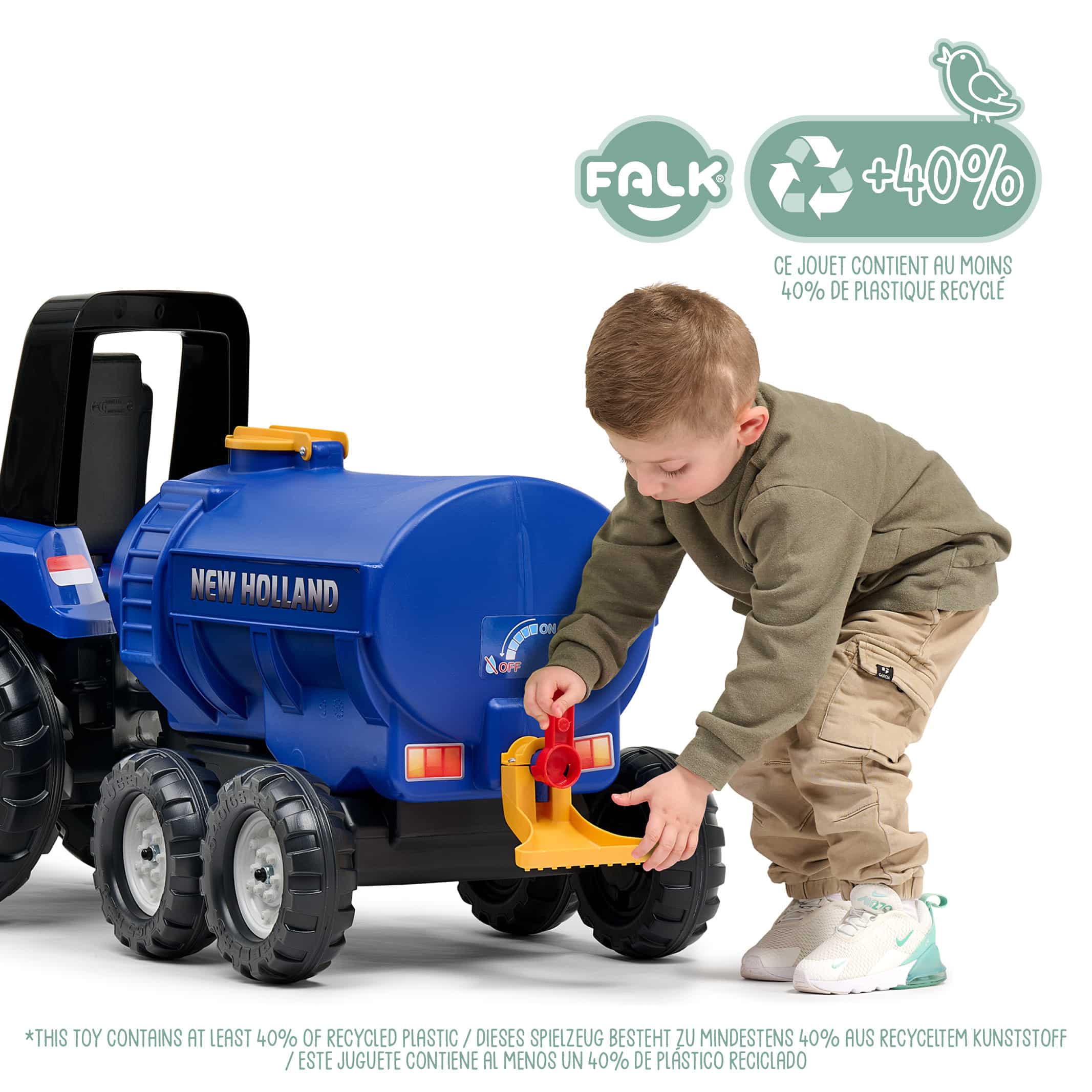 falk-new-holland-30l-wassertank-anh-nger-mit-streuer image 2