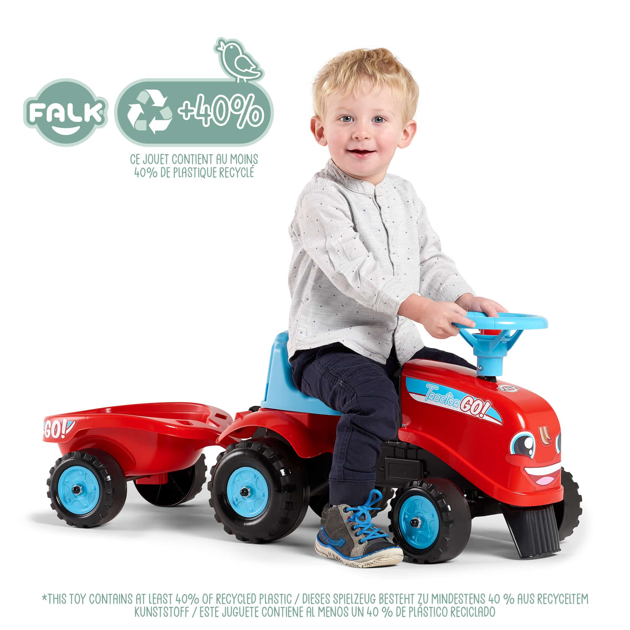 falk-tractor-go-rutscher-mit-anh-nger-ab-12-monaten image 2