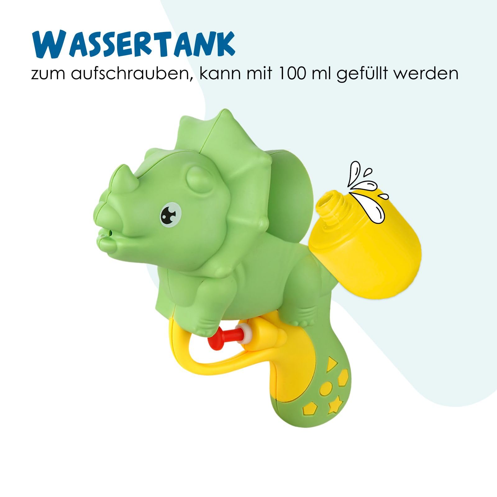 alldoro-outdoor-dino-wasserpistolen-12er-set-100-ml-16-cm-bunt image 4