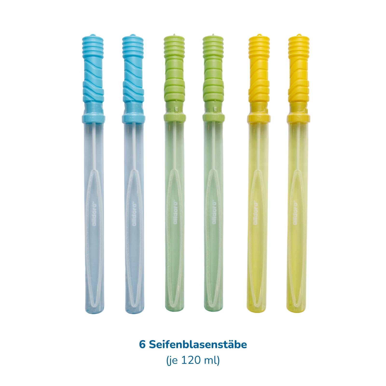 alldoro-seifenblasen-schwert-6er-set-37-cm-mit-120-ml-l-sung image 5