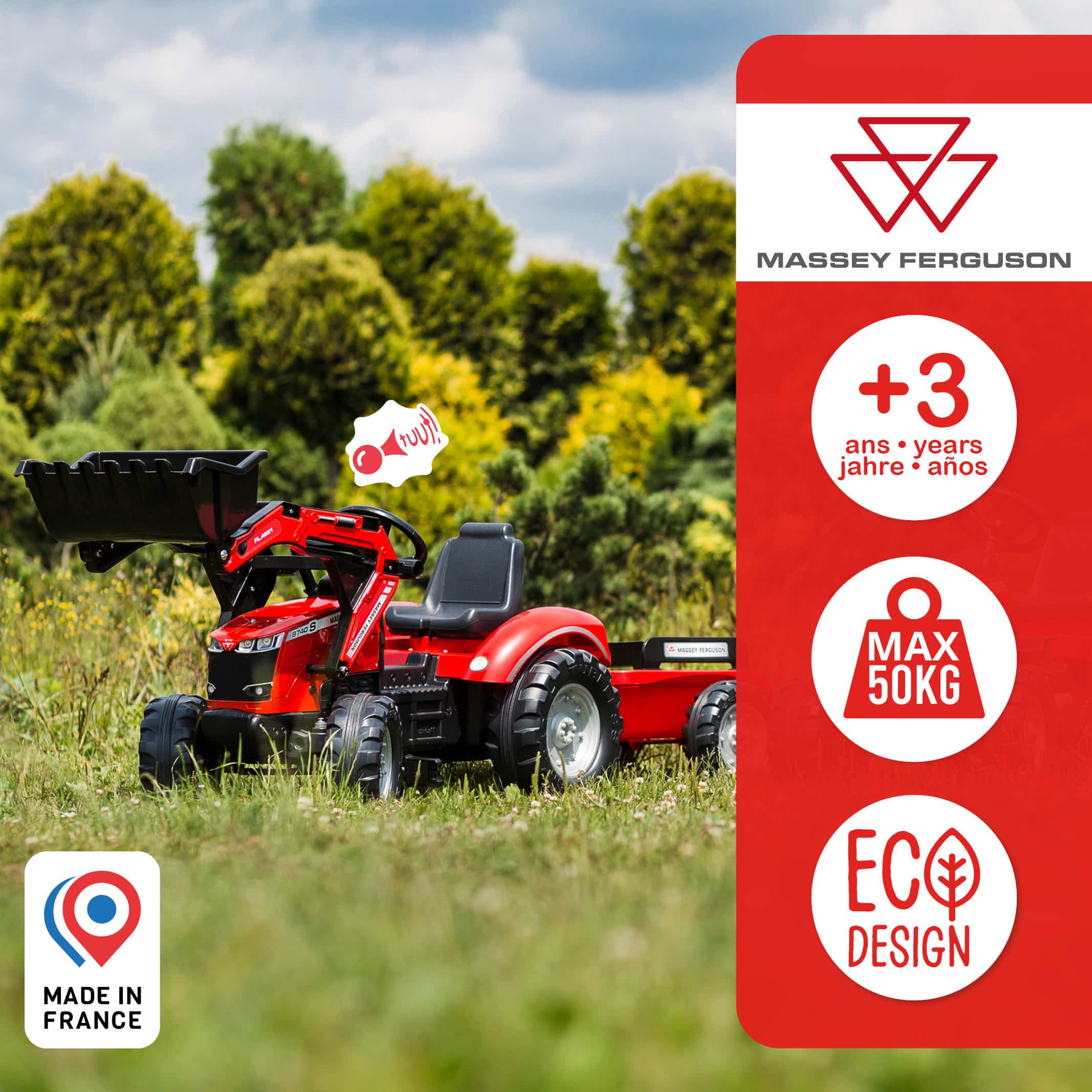 falk-massey-ferguson-s8740-tretbagger-mit-anh-nger image 4