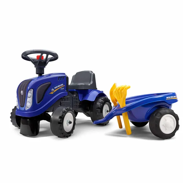 falk-new-holland-rutschauto-mit-anh-nger-ab-12-monaten image 1