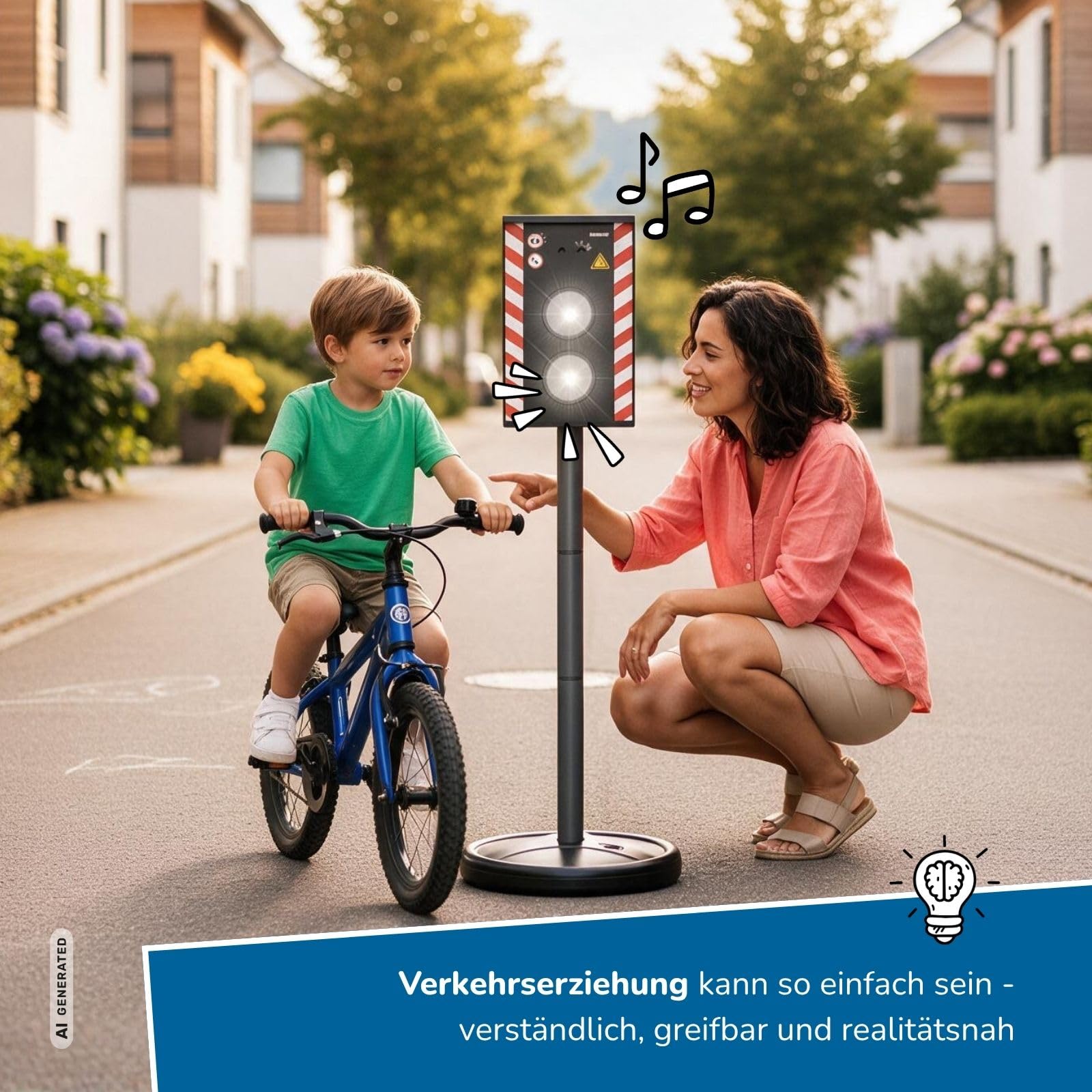 alldoro-lernen-besch-ftigung-verkehrs-blitzer-80-cm-licht-sound image 3