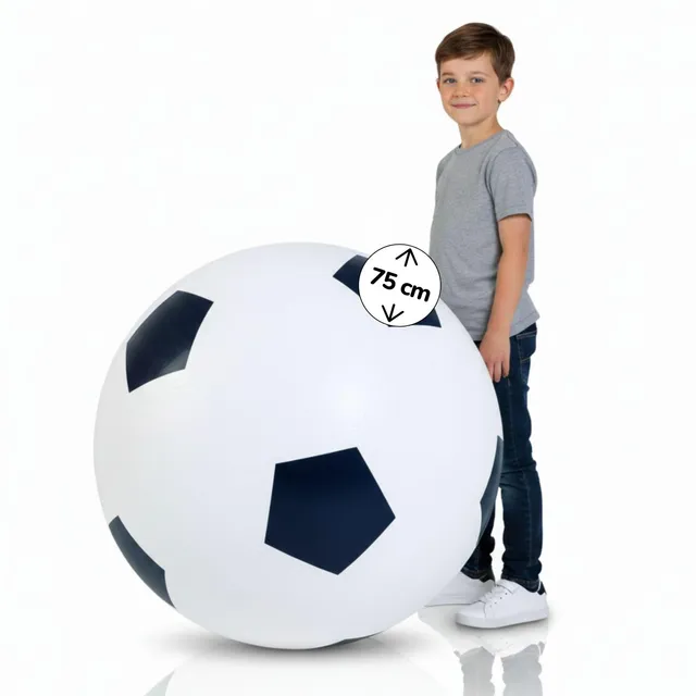 alldoro-xxl-spiele-fu-ball-75-cm-riesenball-aufblasbar-mit-pumpe image 1