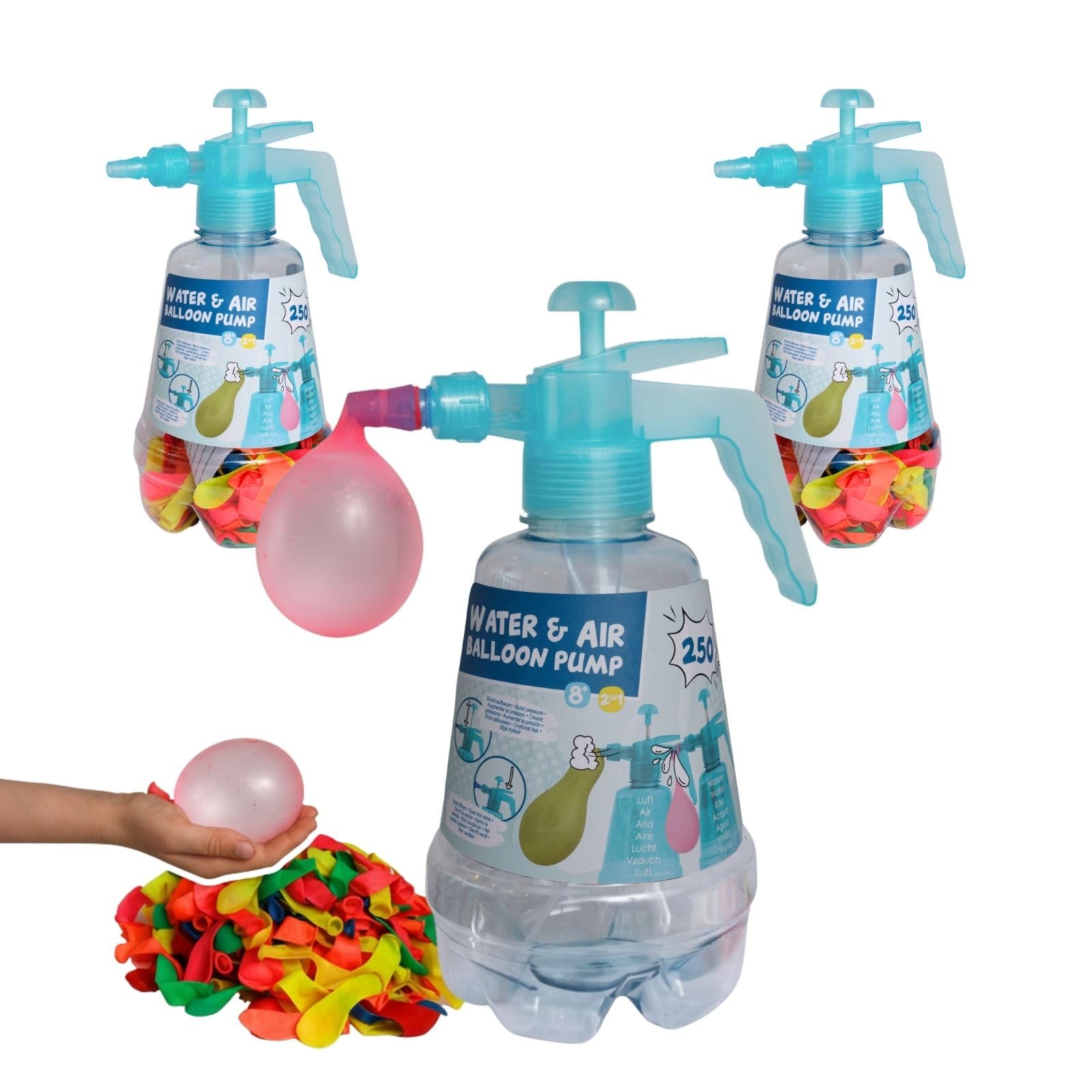 alldoro-ballonpumpe-wasserbomben-3er-set-750-ballons image 1