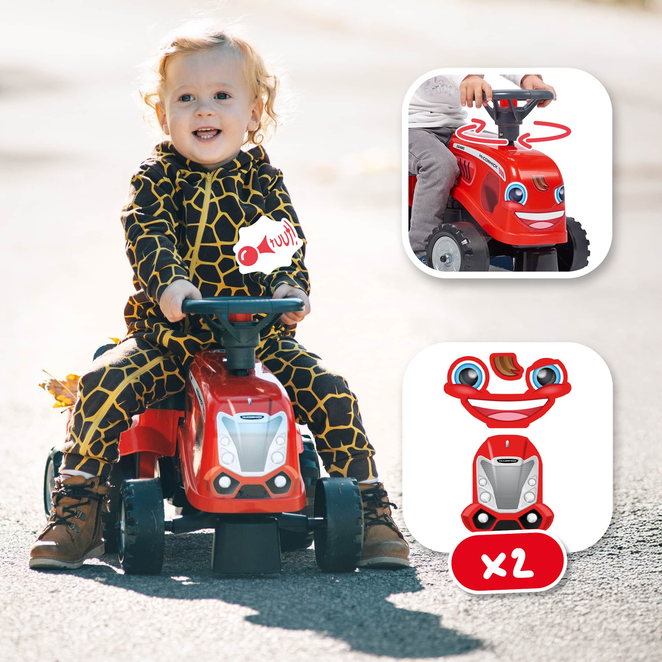 falk-mccormick-baby-rutscher-traktor-mit-anh-nger-ab-1-jahr image 3