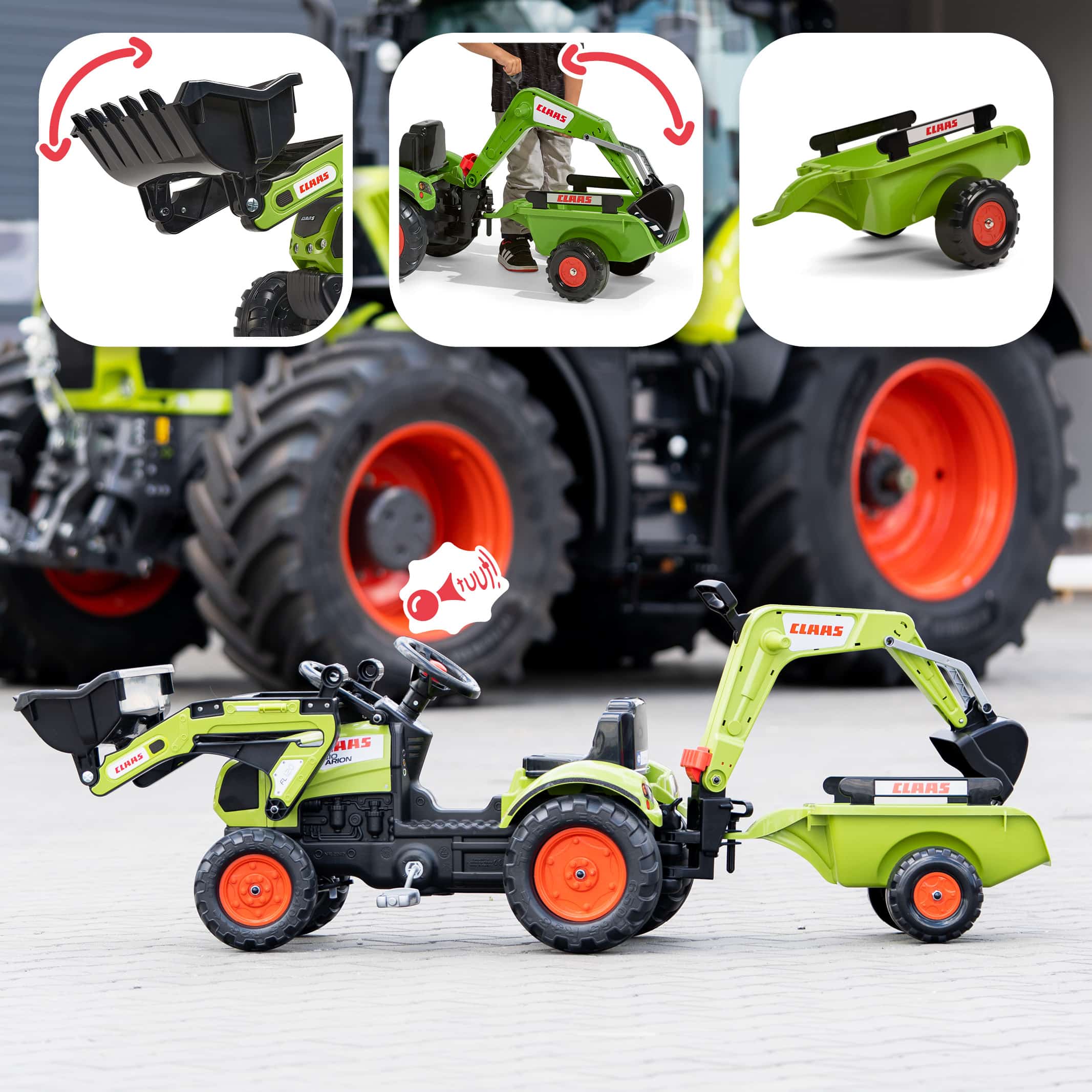falk-claas-arion-410-trettraktor-mit-bagger-2-5-jahre image 3