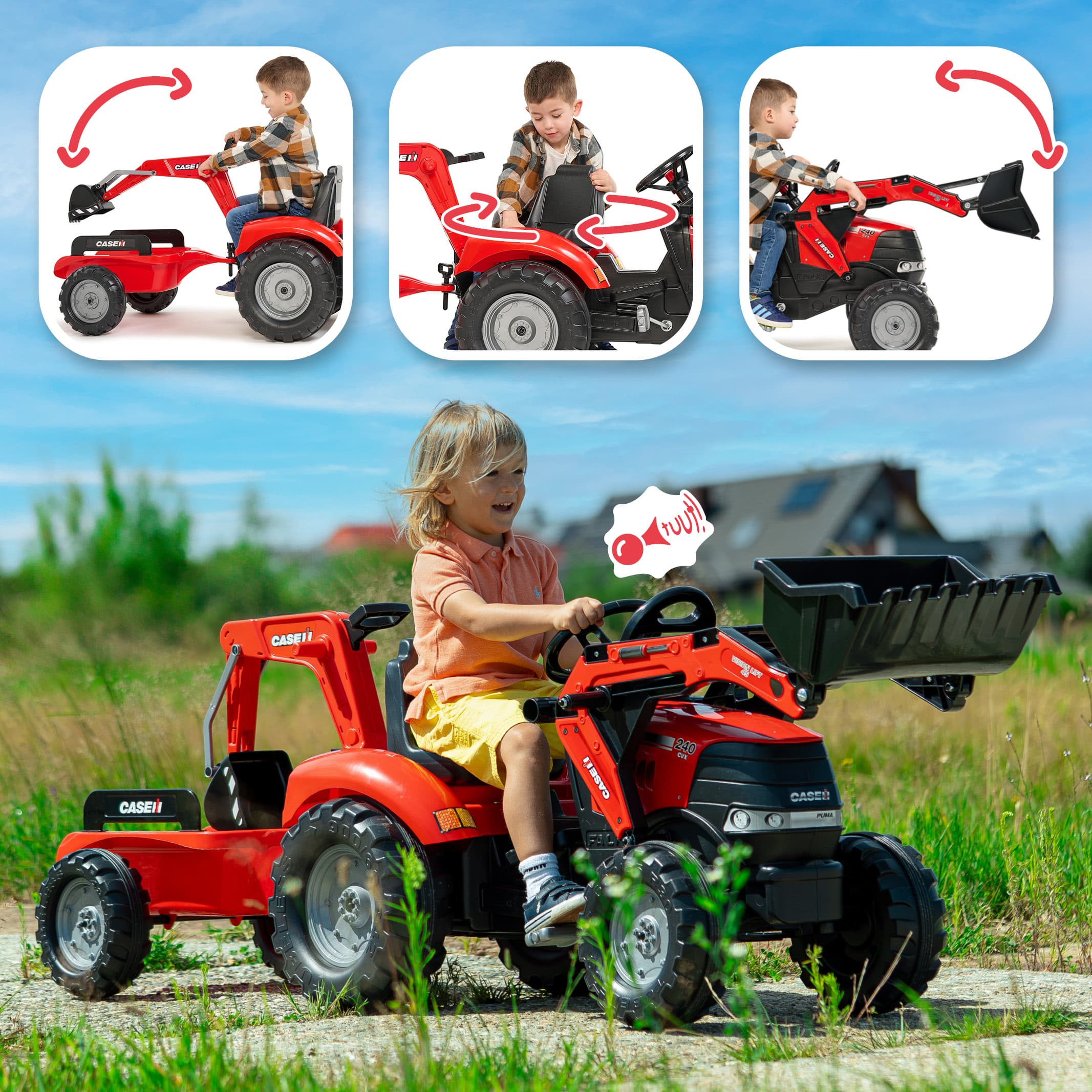 falk-tractopelles-case-ih-tret-traktor-mit-bagger-und-anh-nger image 3
