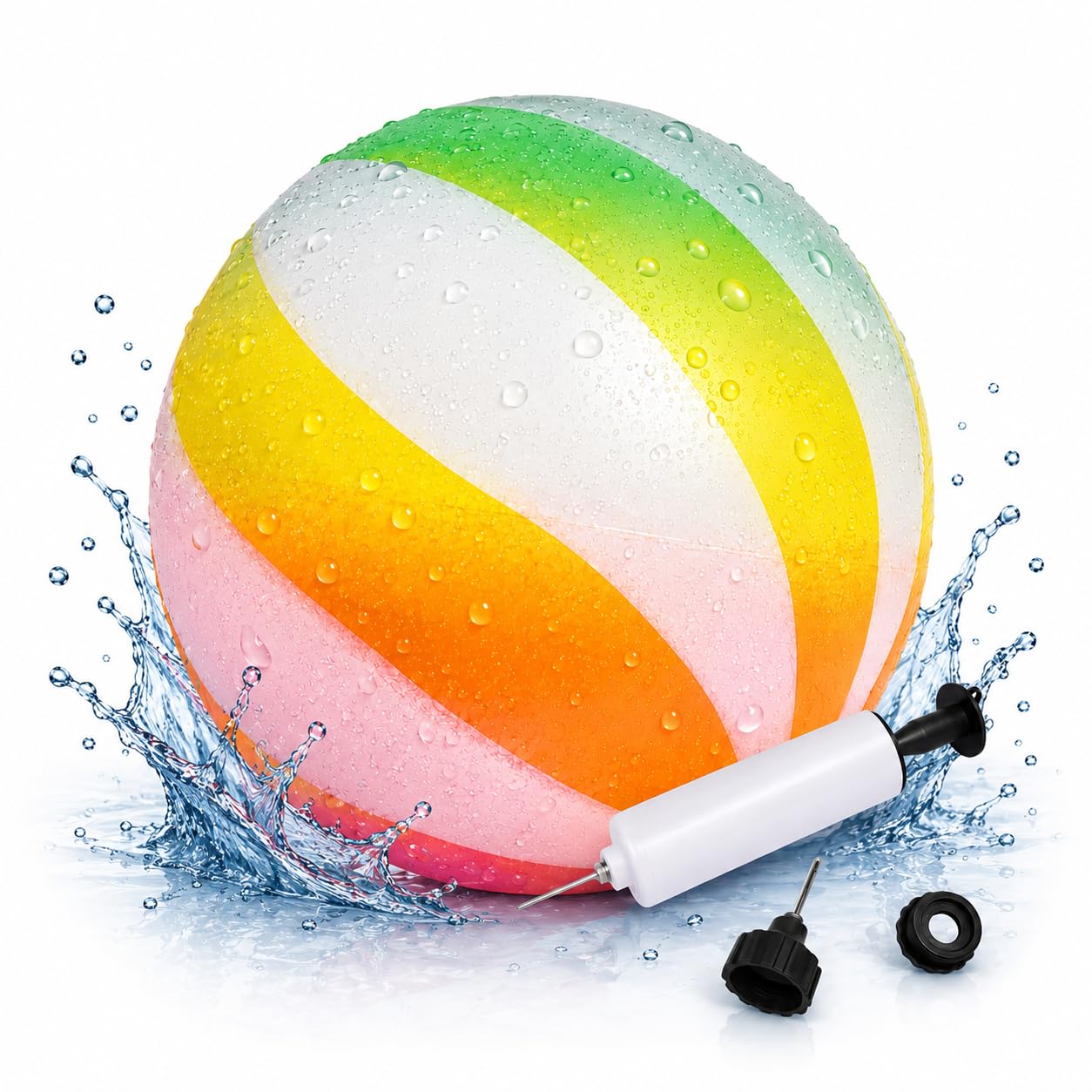 alldoro-2-in-1-tauch-wasserball-20-cm-mit-pumpe image 1