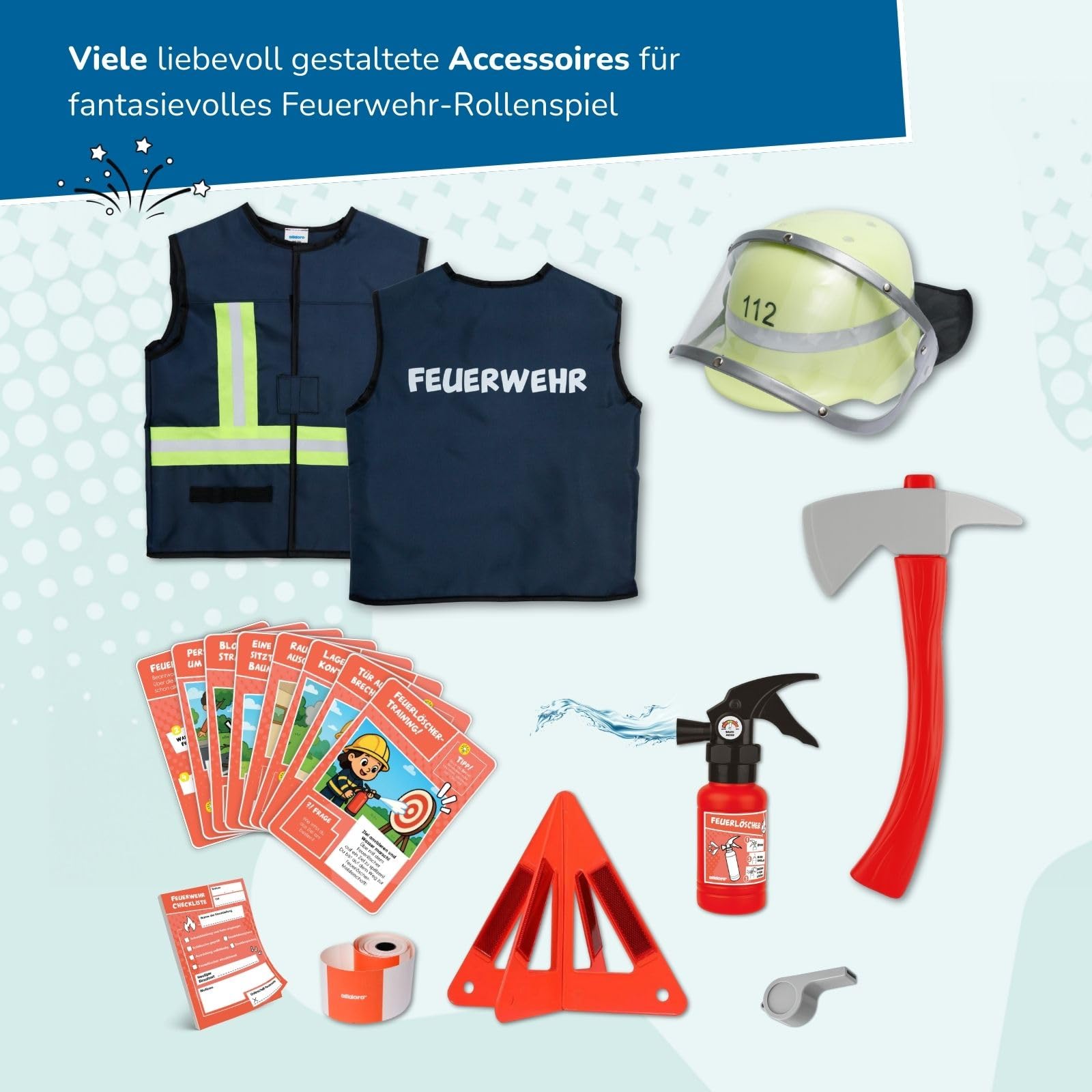 alldoro-feuerwehr-rollenspielset-kost-m-f-r-kinder-ab-3-jahren image 6