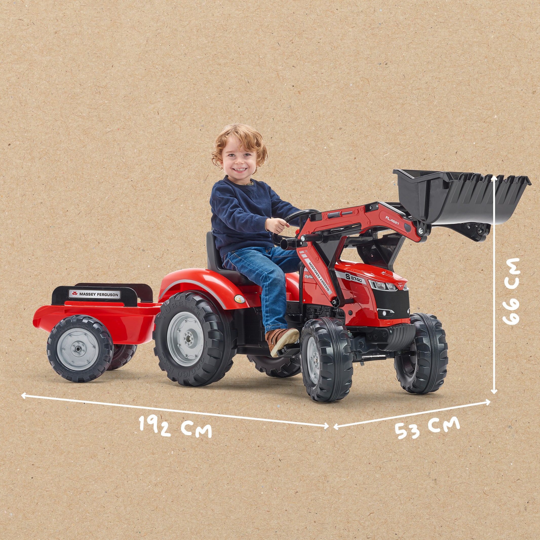 falk-massey-ferguson-s8740-tretbagger-mit-anh-nger image 5