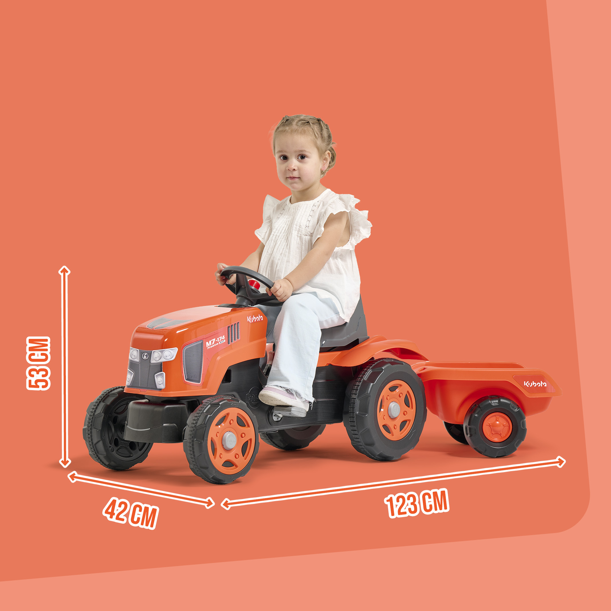 falk-kubota-trettraktor-mit-anh-nger-und-haube-2-6-jahre image 8