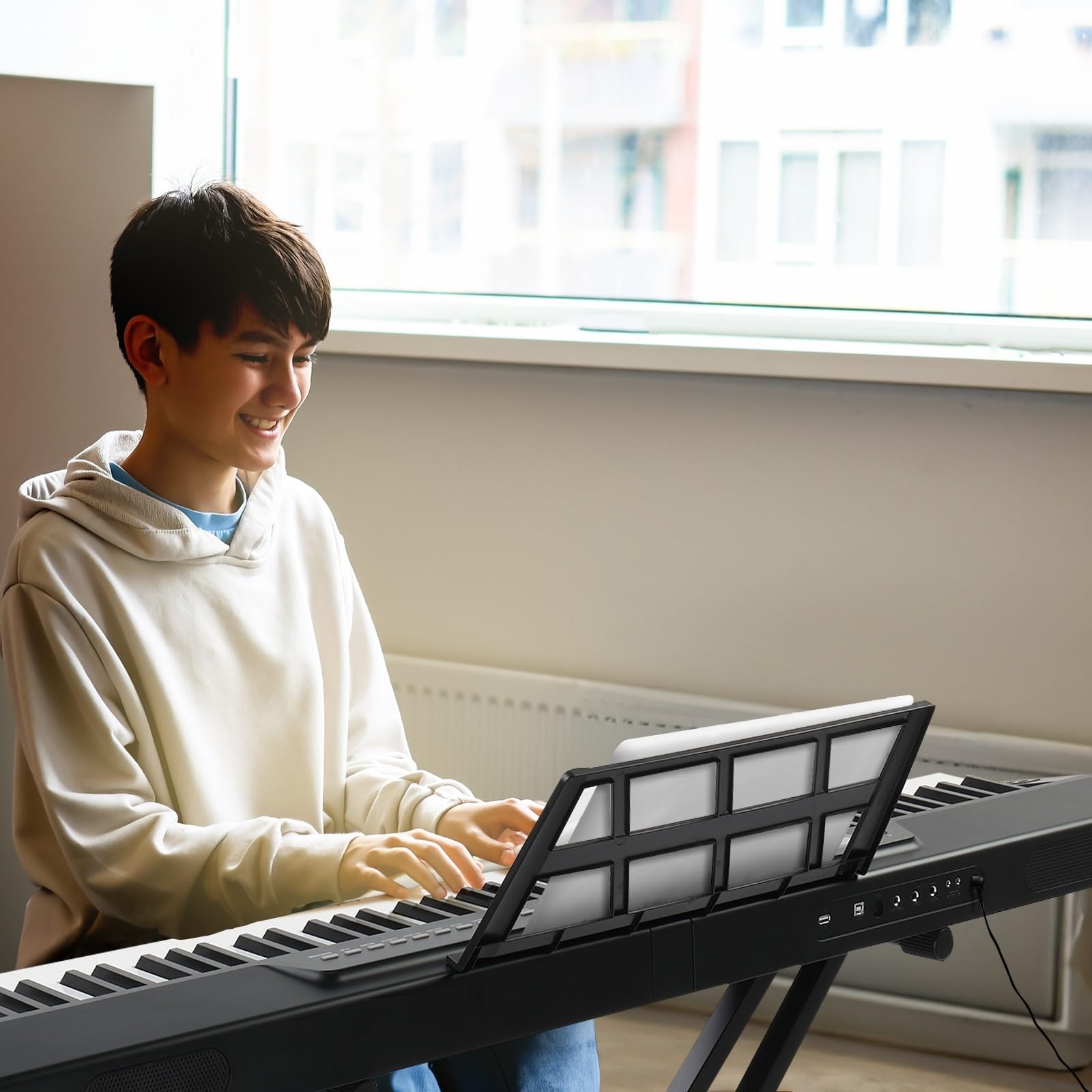 lalaho-e-piano-88-tasten-halbgewichtet-digitalpiano-schwarz-x-st-nder image 7