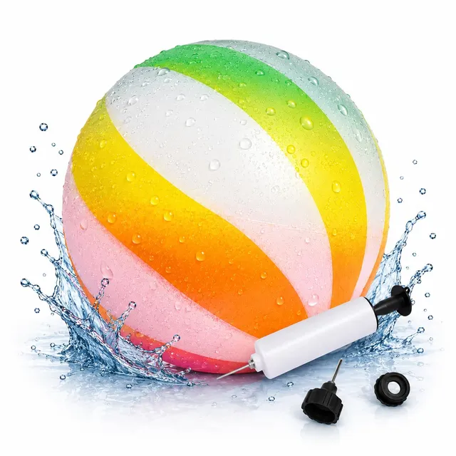 alldoro-2-in-1-tauch-wasserball-20-cm-mit-pumpe image 1