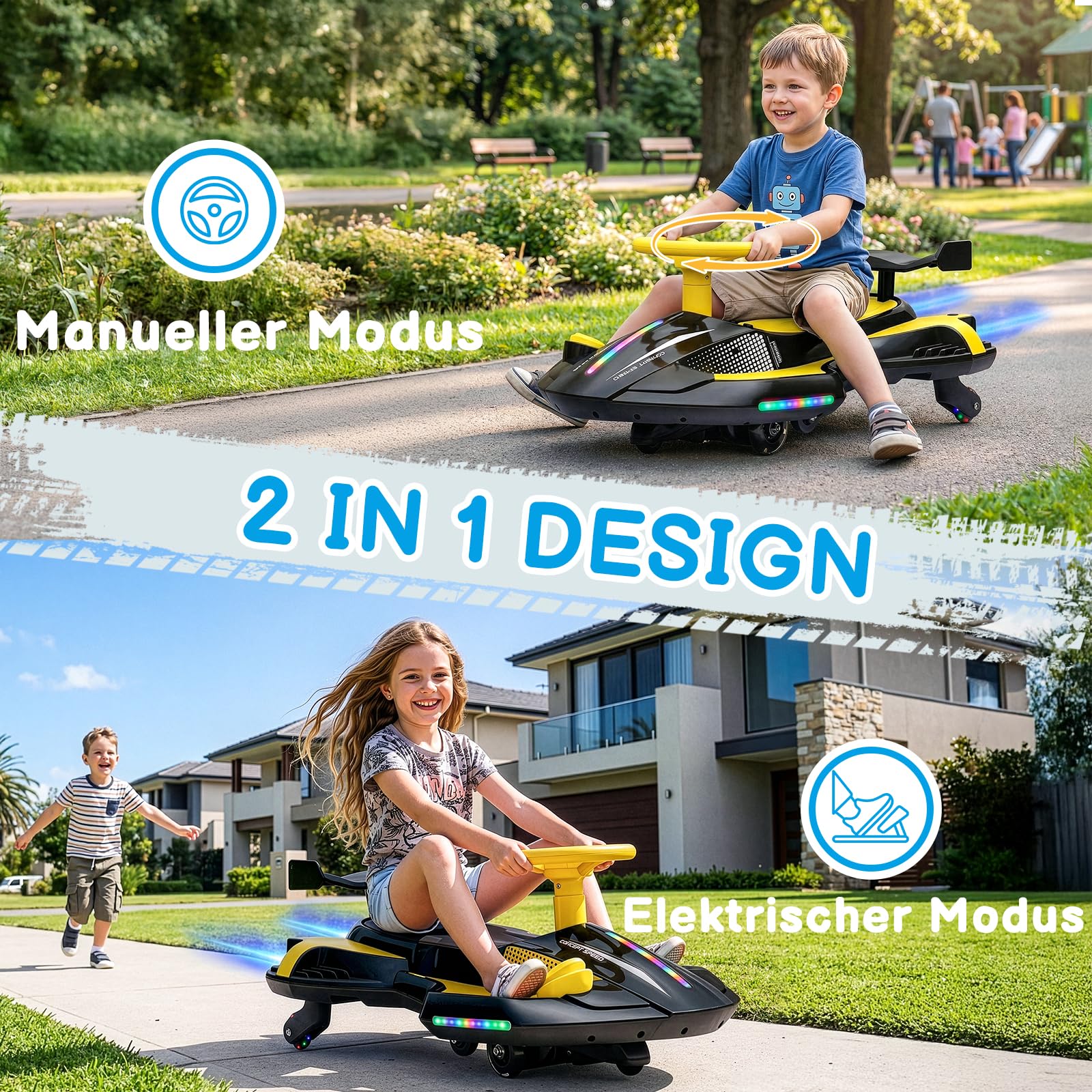lalaho-kids-electric-car-rutschauto-360-2-in-1 image 8