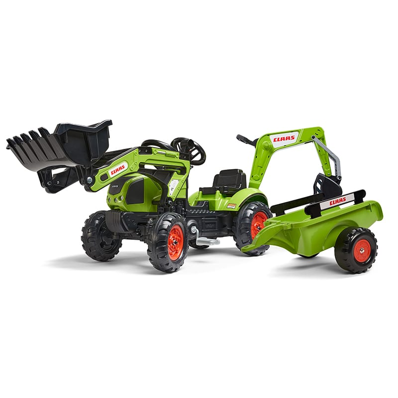 falk-claas-arion-410-trettraktor-mit-bagger-2-5-jahre image 1