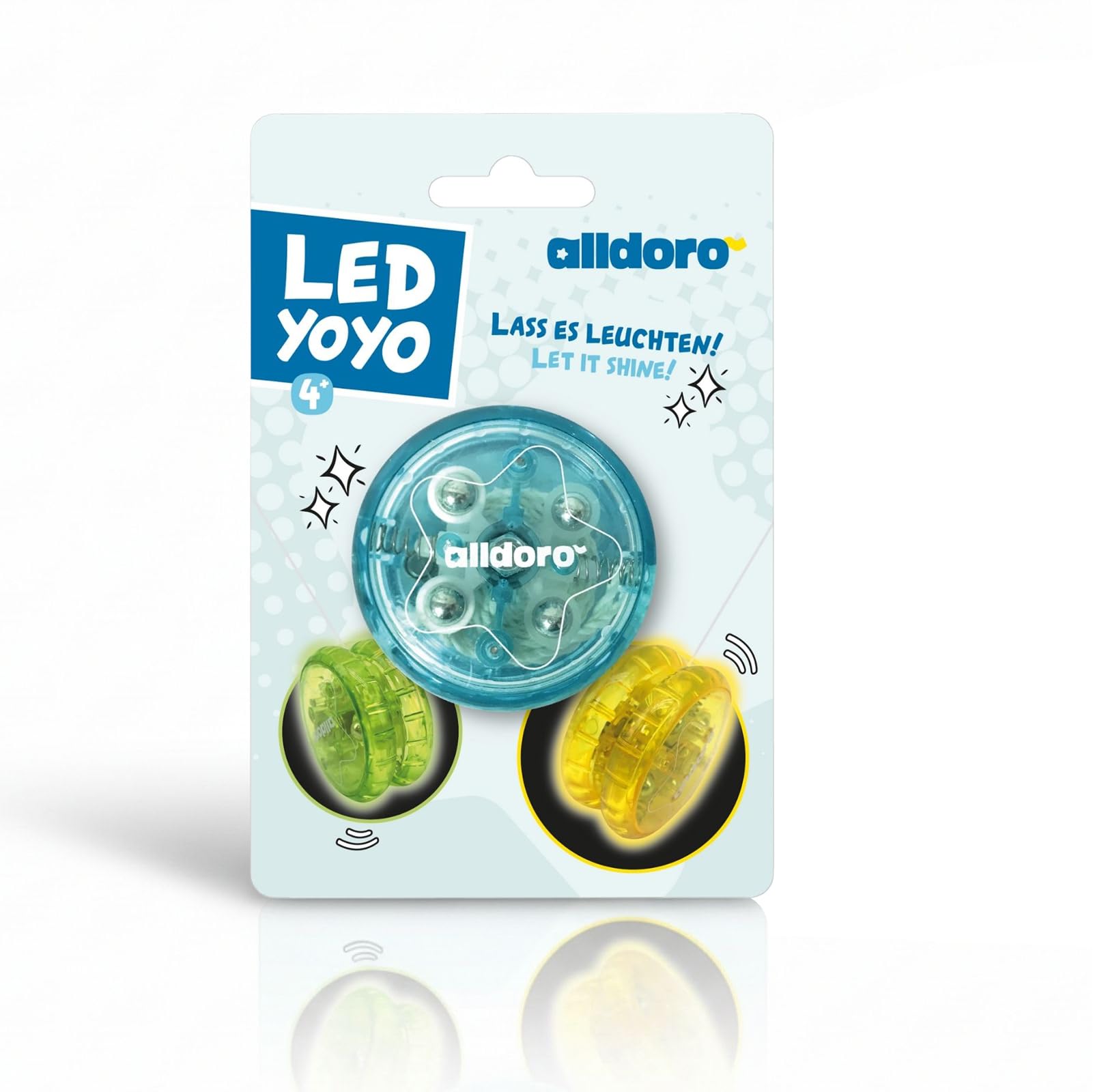 alldoro-led-jojo-yoyo-6-cm-4-farben-mit-licht image 1