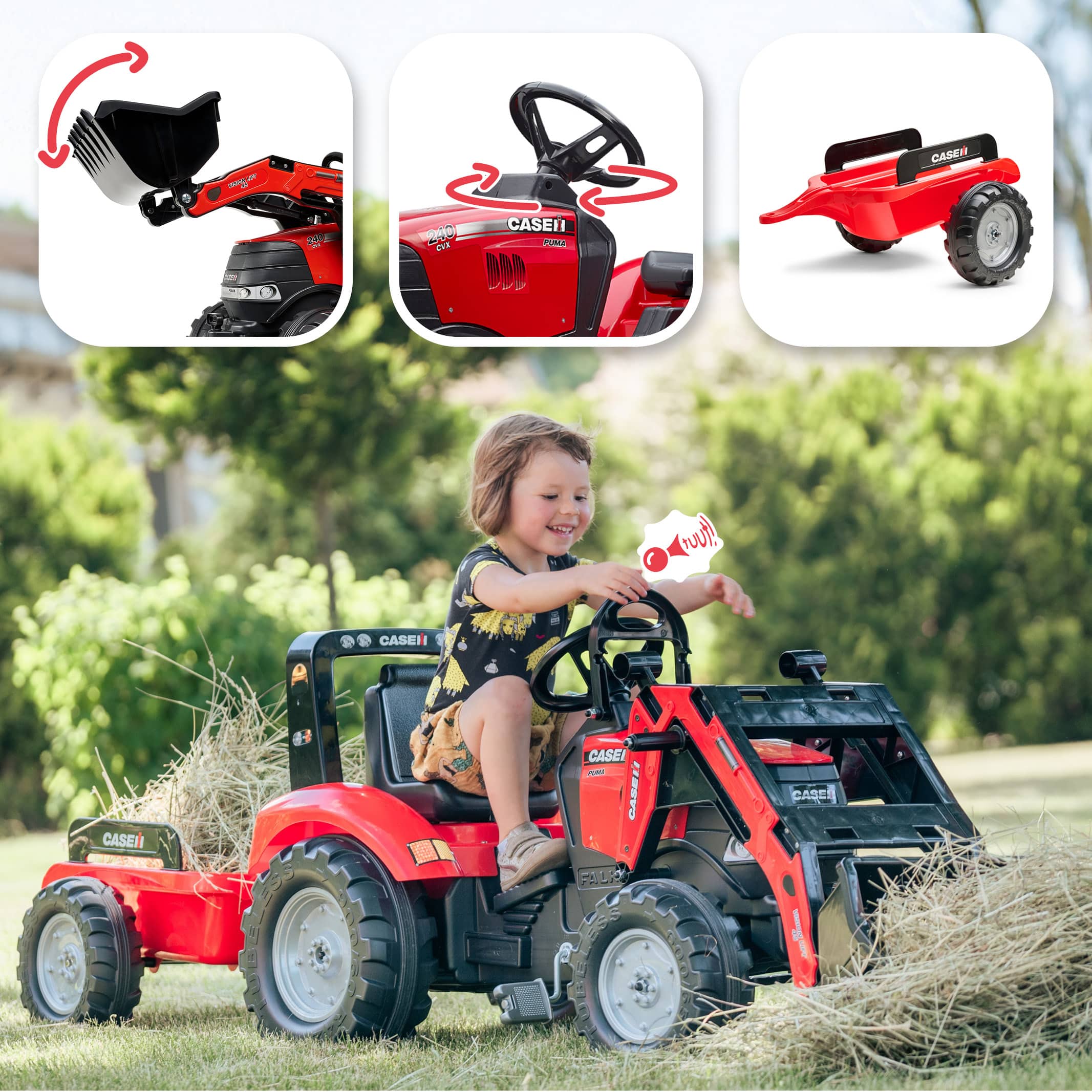 falk-tractopelles-case-ih-tret-traktor-mit-anh-nger image 3
