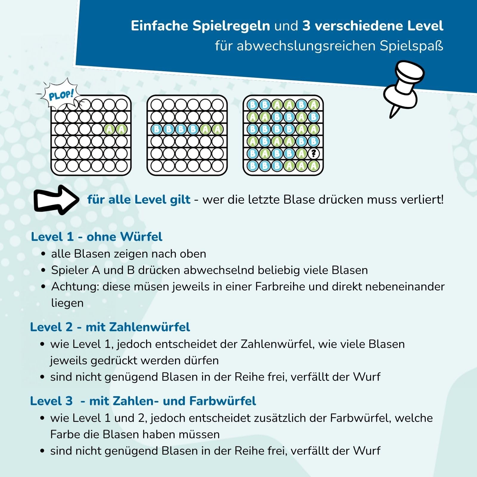 alldoro-motorikspielzeug-pop-it-w-rfelspiel-brettspiel-2-spieler image 5