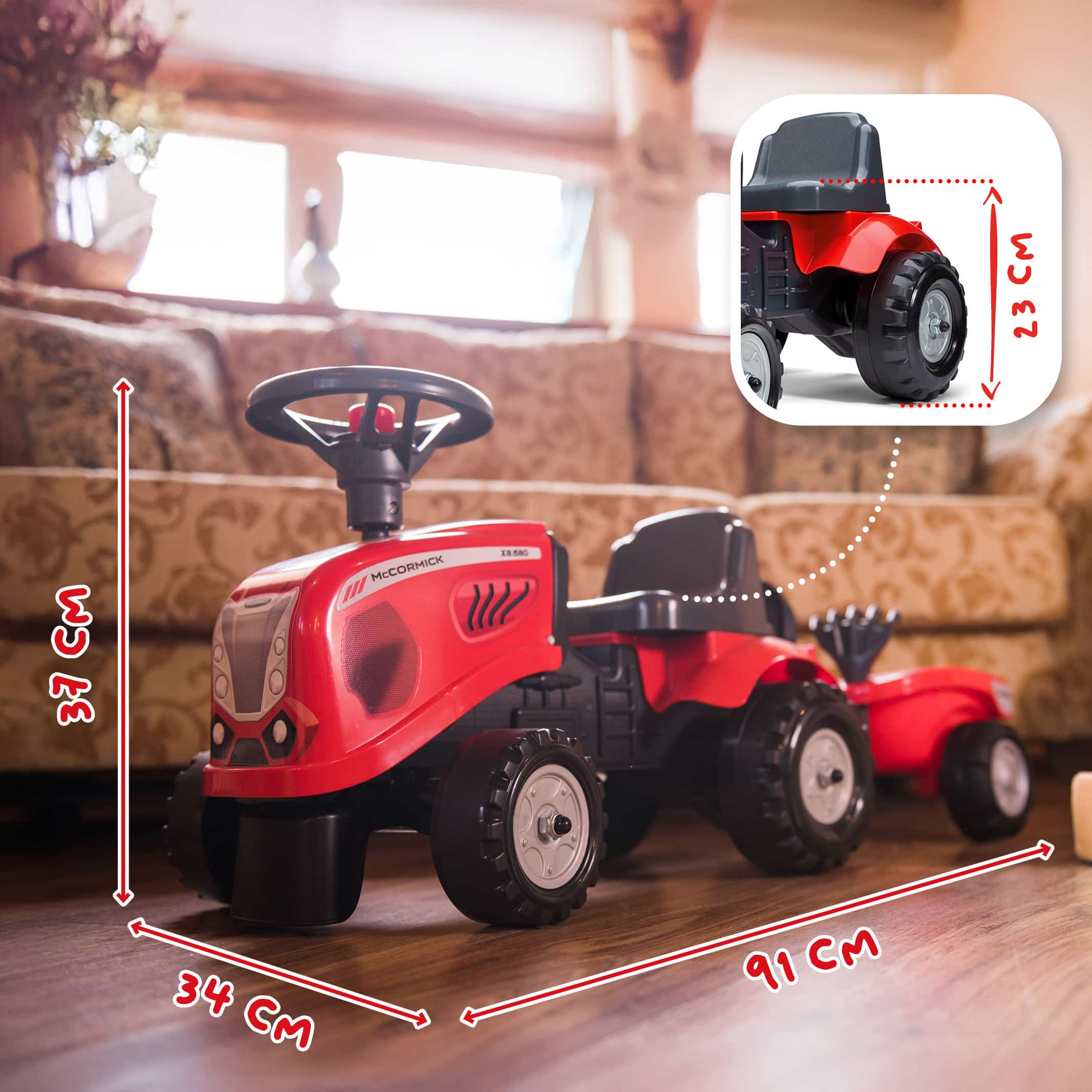 falk-mccormick-baby-rutscher-traktor-mit-anh-nger-ab-1-jahr image 5