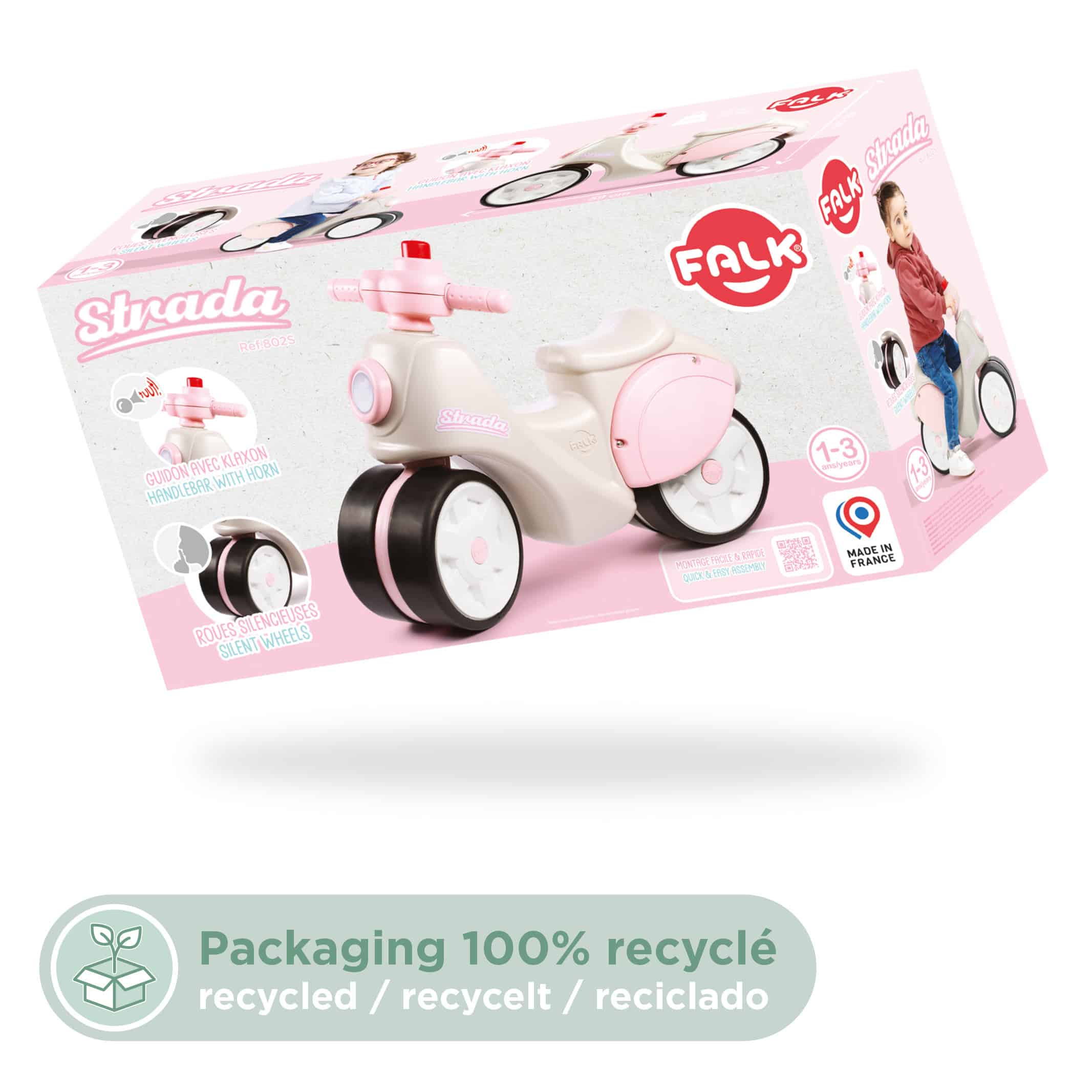 falk-strada-laufscooter-mit-leise-r-dern-bis-3-jahre image 6