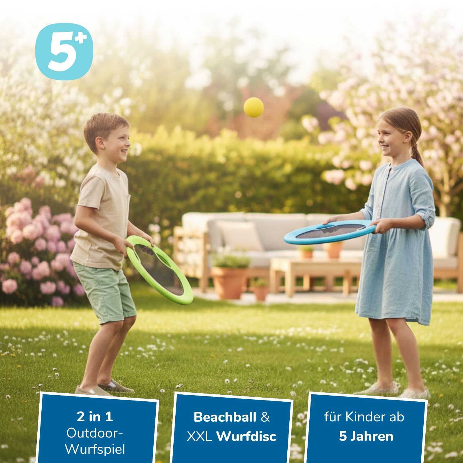 alldoro-outdoor-spielzeug-beachball-set-60049-wurfscheibe image 2