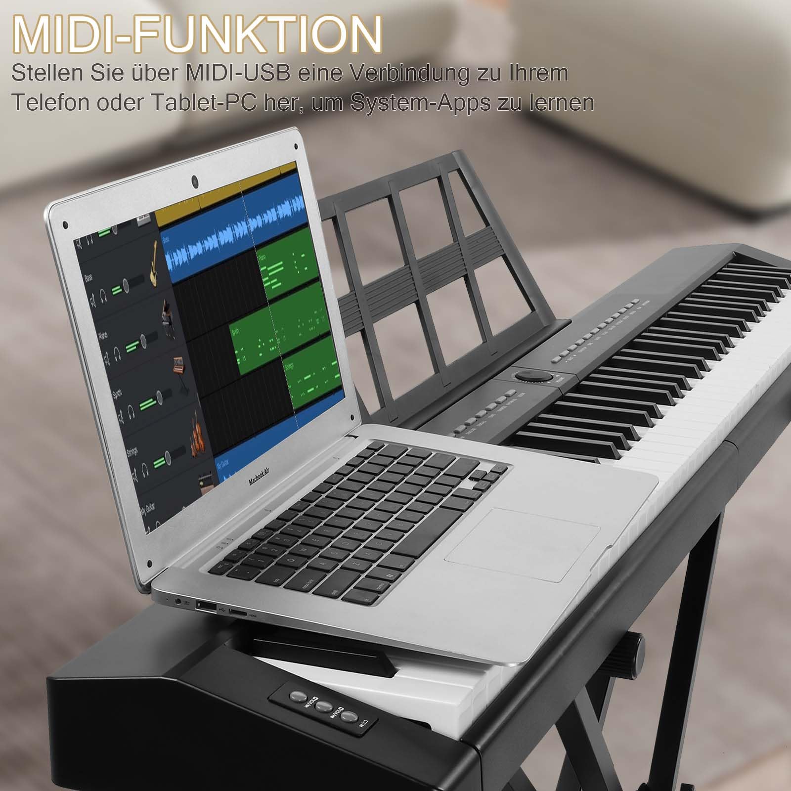 lalaho-e-piano-88-tasten-halbgewichtet-digitalpiano-schwarz-x-st-nder image 6