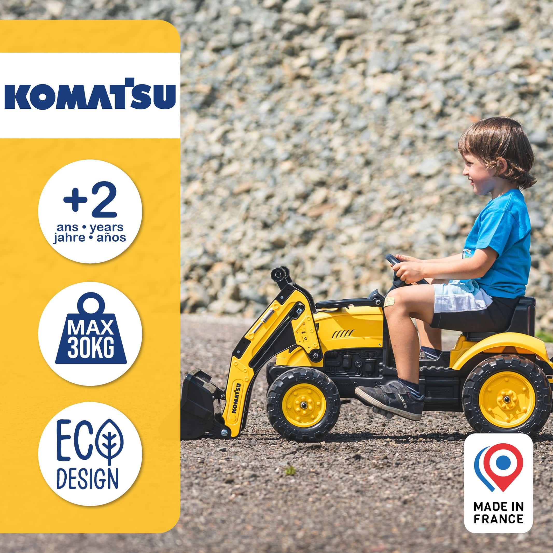 falk-komatsu-baggerlader-trettraktor-mit-anh-nger image 4