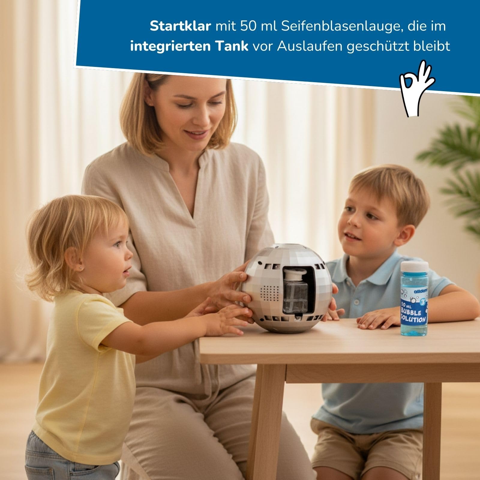 alldoro-led-seifenblasenmaschine-discokugel-silber-13-cm image 4