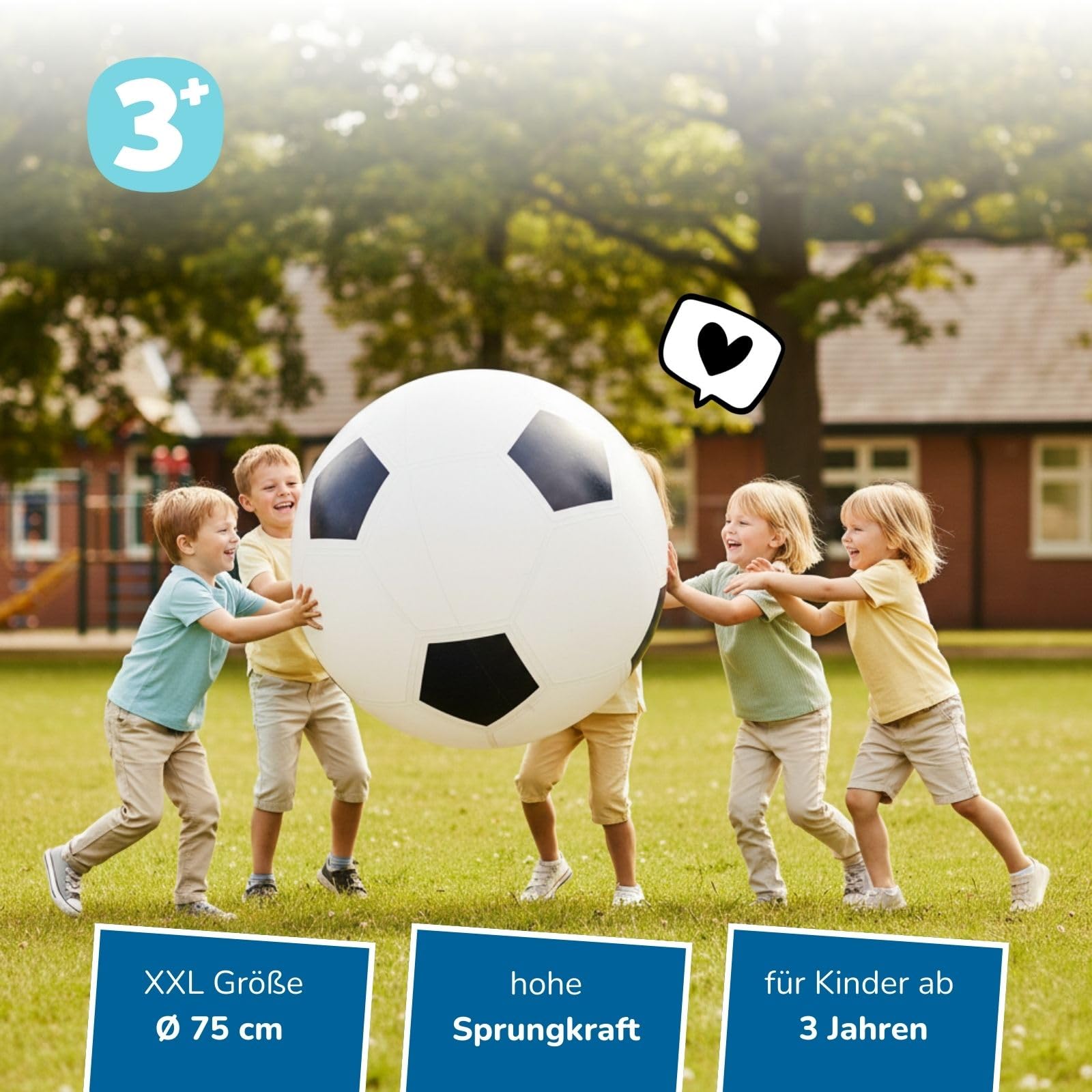 alldoro-xxl-spiele-fu-ball-75-cm-riesenball-aufblasbar-mit-pumpe image 2