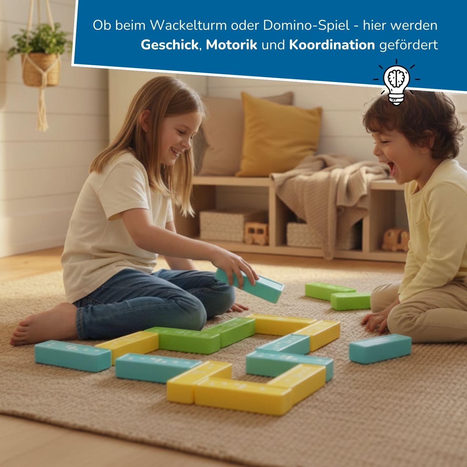 alldoro-xxl-wackelturm-domino-gesellschaftsspiel-jumbo-30-steine image 3